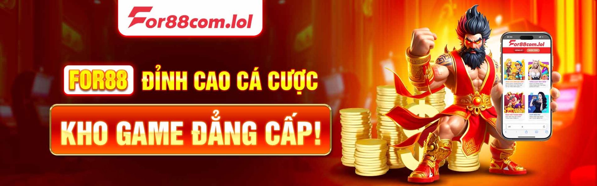 FOR88 Đỉnh Cao Cá Cược, Kho Game Đẳng Cấp